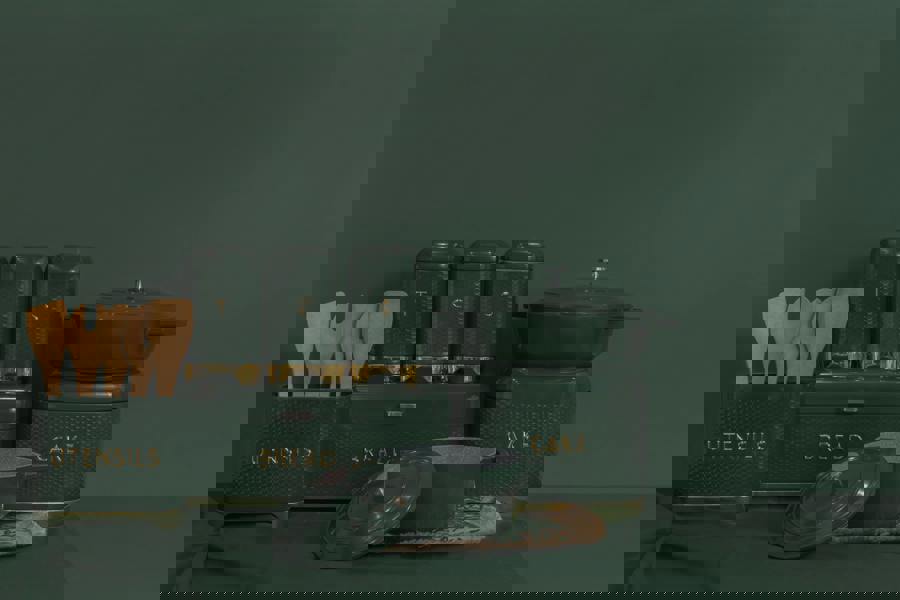 KitchenCraft Lovello Textured Geo Bread Bin