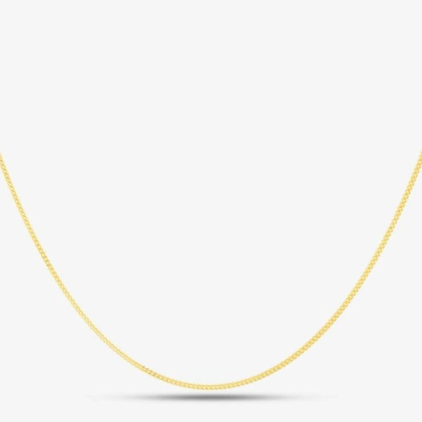 T. H. Baker Gold Plated 20 Inch Flat Curb Chain CU2DC035/0.50