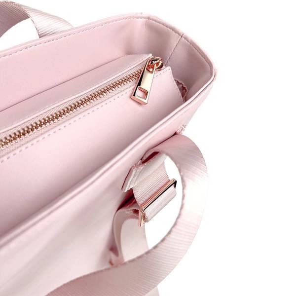 Nimmy Friends Nimmy Magnetic Fashion Series Combo White Cat Laptop Backpack with Detachable Pouch Pink - N-CXMC-STSJDNBZH-04