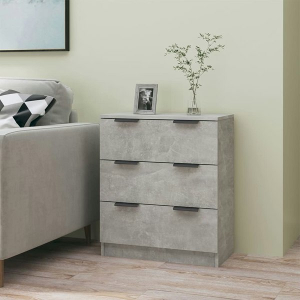 Berkfield Sideboard Concrete Grey 60x30x70 cm Engineered Wood