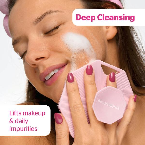 Brushworks Silicone Face & Body Cleansing Brush