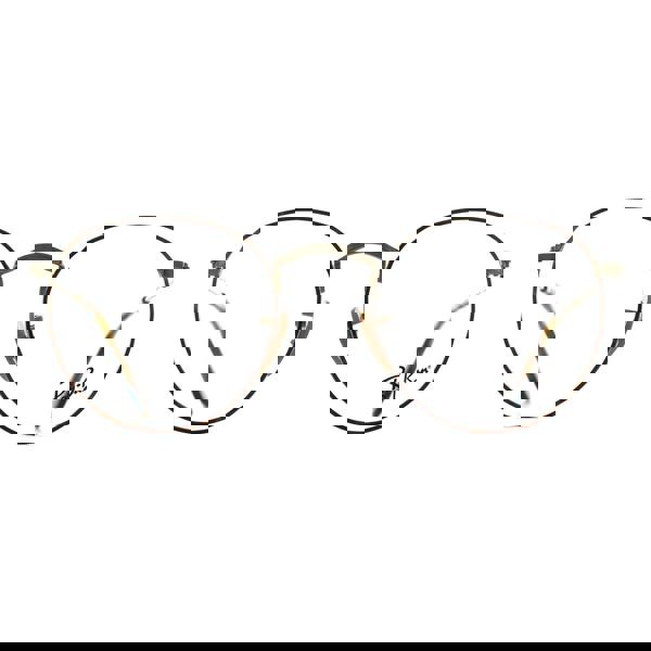 Ray-Ban Glasses Frames RX3447V Round Metal 2945 Polished Havana on Gold Men Women