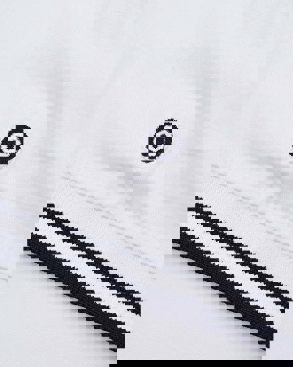 Lambretta Mens Classic Retro 2 Tone Mod Ska Casual Polo Shirt