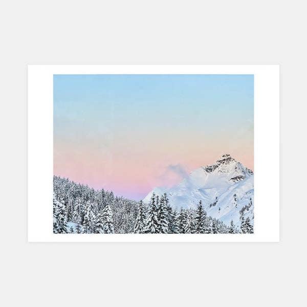 Pink Mist ( Oberlech)Art Print