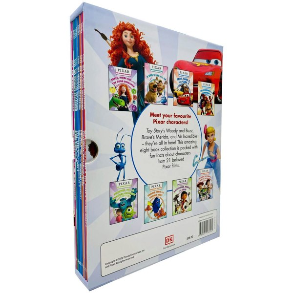 Pixar The Ultimate Collection 8 Books Brave, Up, Cars, The Incredibles, Nemo, Toy Story & MORE!