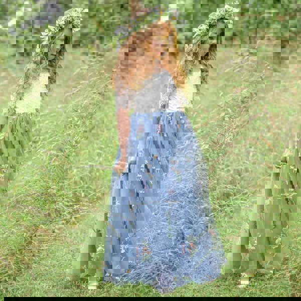 pretty girl in field