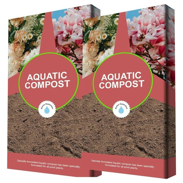 1 x 20 Litres Aquatic Compost Nutrient-Rich Feed Soil With Loam & Grit