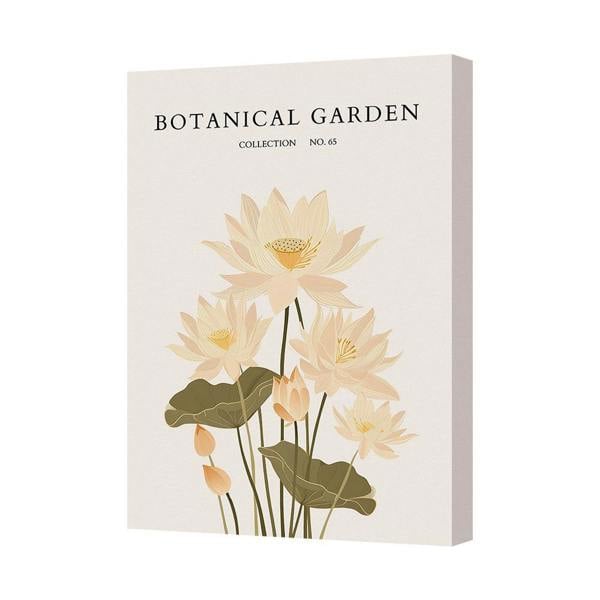 Benjamin Tate Design Botanical Garden Canvas Print Contemporary Collection No 65 Handmade In UK