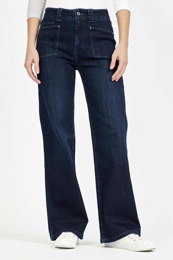 Mudflower Square Pocket Wide Leg Jeans