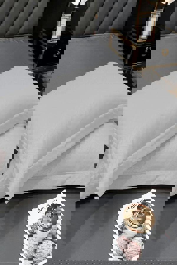 Ezysleep 100% Egyptian Cotton Silver Oxford Pillowcase Set