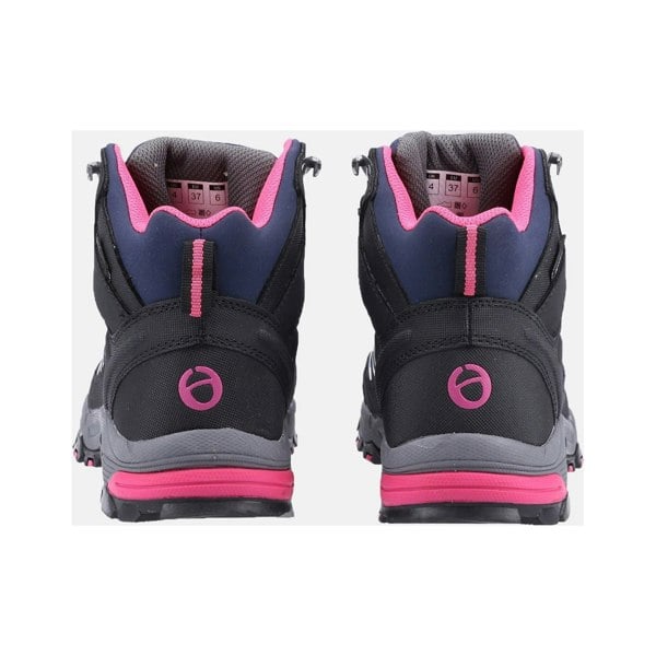 Cotswold model Abbeydale Mid Hiker Female in Navy/Black/Fuchsia