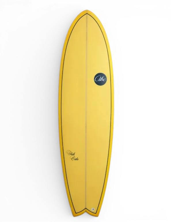 ABC Fishcake Surfboard Yellow 6'3"