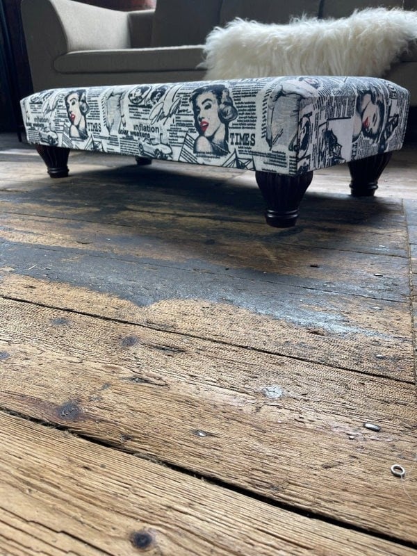 PREMIUM MONROE FOOTSTOOL POUFFE FOOTSTOOL TABLE - ISTOOLS