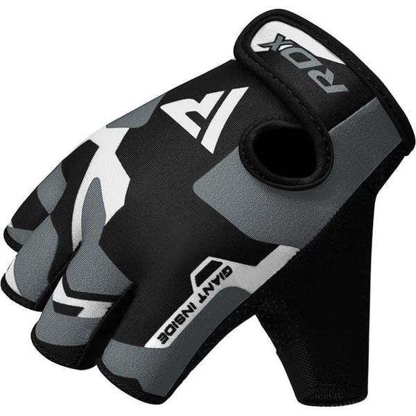 RDX Sports GYM GLOVES SUMBLIMATION F6 GRAY