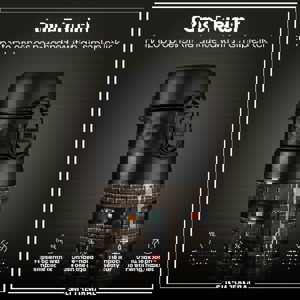 ION8 Leak Proof Slim Thermal Water Bottle, Insulated Steel, Gamer, 500ml (17oz)