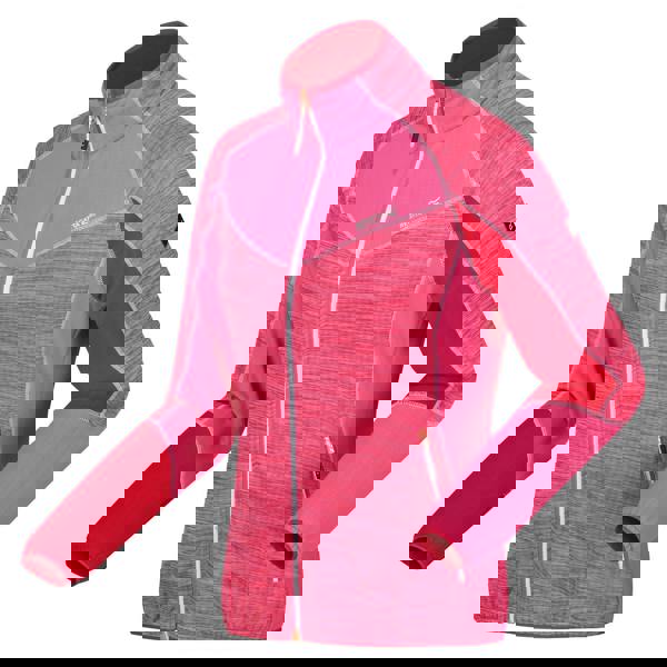 Regatta Womens/Ladies Hepley II Full Zip Fleece Jacket - Pink Potion/Flamingo Pink - 