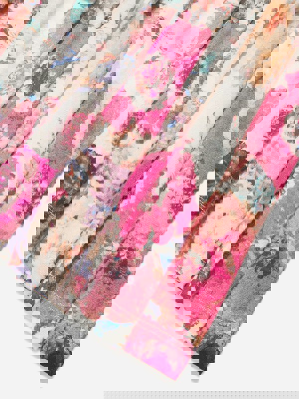 Marchesa Girls Logo Embroidered Floral Dress in Multicolour