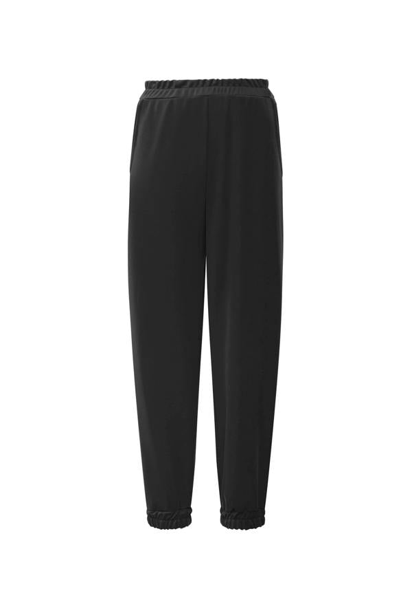 James Lakeland Black Jersey Jogger Trousers