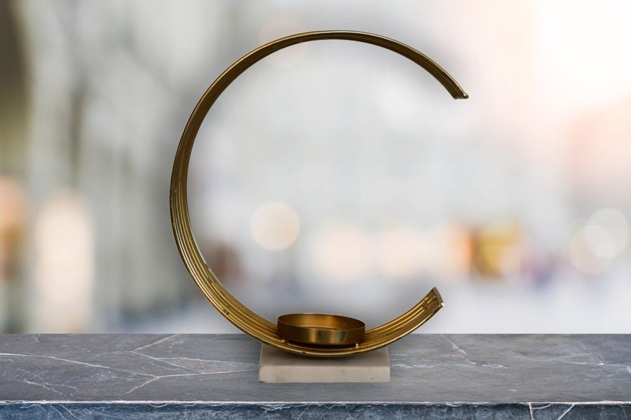Artisan Furniture Crescent Candle Stand