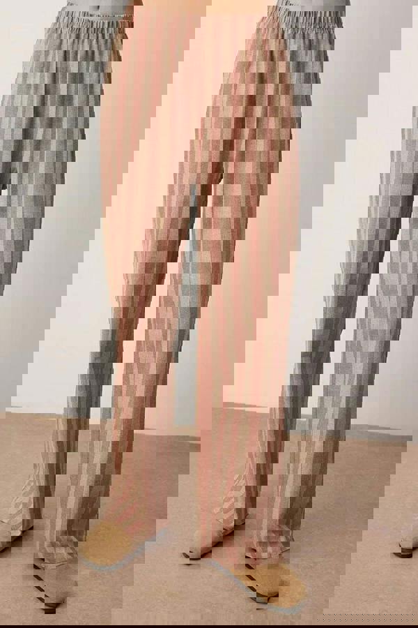 WOVCOR 2-Piece Cotton Winter Plaid Flannel Woven Pajama Set