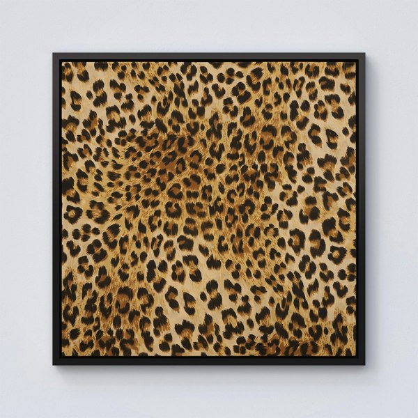 Warren Reed Wild Animal Pattern Framed Canvas