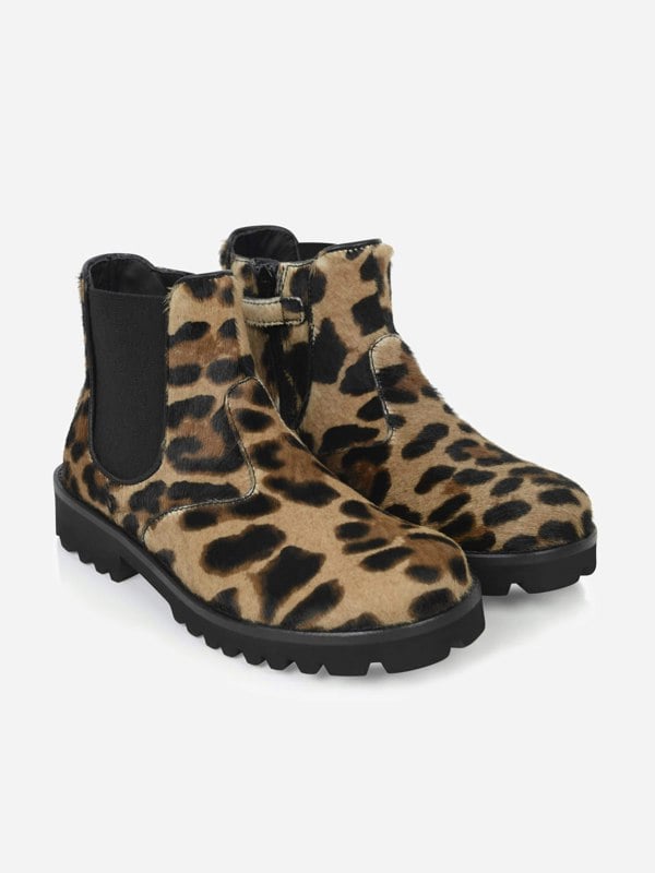 Dolce & Gabbana Kids Dolce & Gabbana Girls Leopard Boots