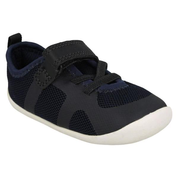 Clarks Childrens Clarks Pre-Walkers Washable Trainers Roamer Flux T