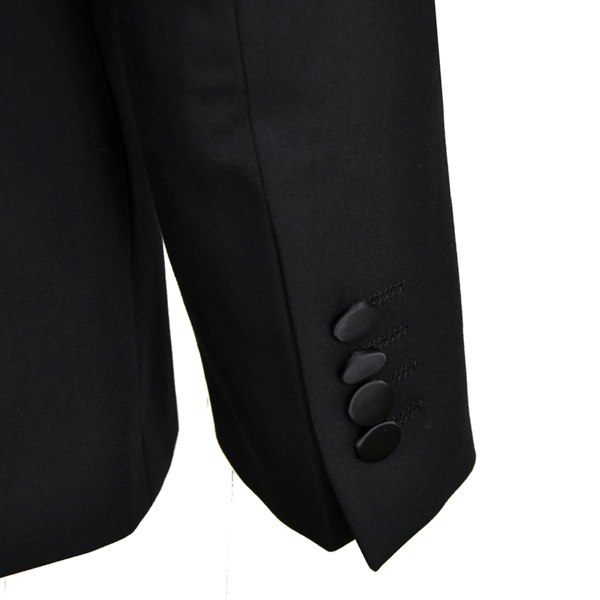 Alfredo Single Breasted Shawl Lapel Tuxedo - Black