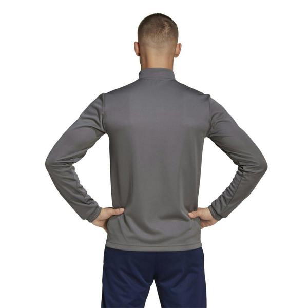 Adidas Mens Logo Polyester Track Top - Grey - 