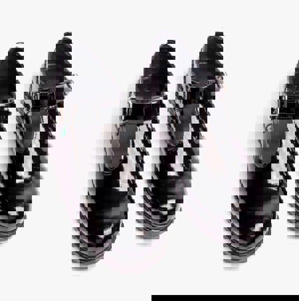 Kickers 116229 LACH T-BAR Girls School Shoes Black Patent