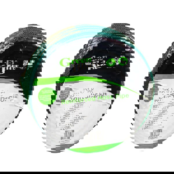 Samuel Alexander 30m Reinforced Garden Hose Pipe / Hosepipe in Green