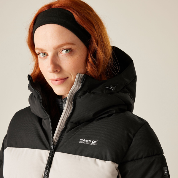 Regatta Womens Aldthorn Quilted Jacket - Perfectly Pale/Black