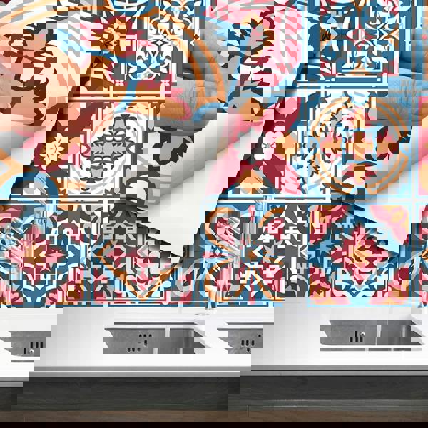 WT1505 - Westminster Tiles Wall Stickers 15 cm x 15 cm - 24 pcs.