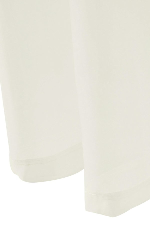 Living and Home 2 Panels Ivory White Rod Pocket Voile Panel Sheer Curtains for Bedroom Living Room, 183cm L x 117cm W