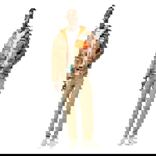 Lacoste Mens Straight Cargo Trousers - Beige - 