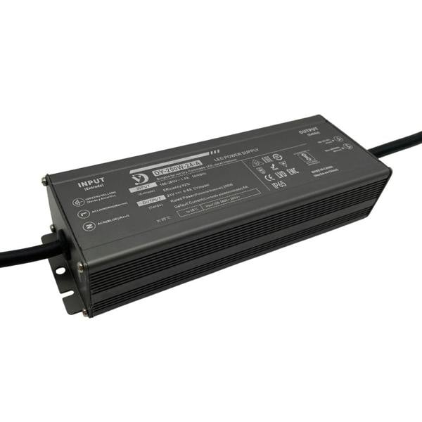 ENER-J Waterproof 200W 24V Power Supply, Constant Voltage LED Driver (IP65/IP67 Rated)