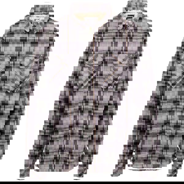 Trespass Mens Danehill Sherpa Lined Shirt - Storm Grey