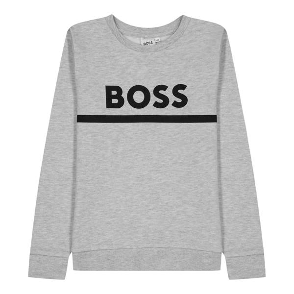 Boss Childrens/Kids Crew Neck Sweatshirt - Grey - 