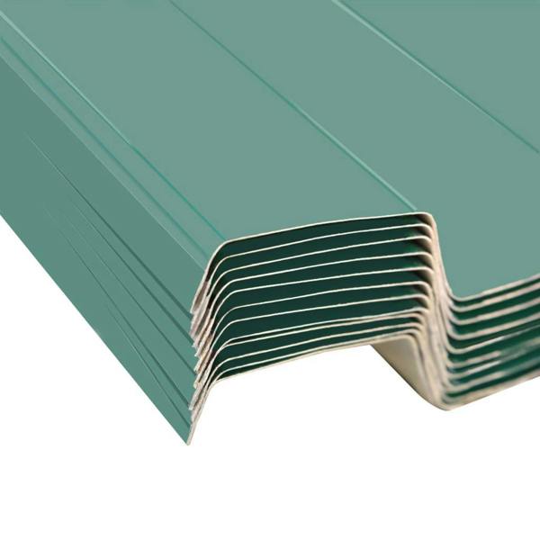 Berkfield Roof Panels 12 pcs Galvanised Steel Green