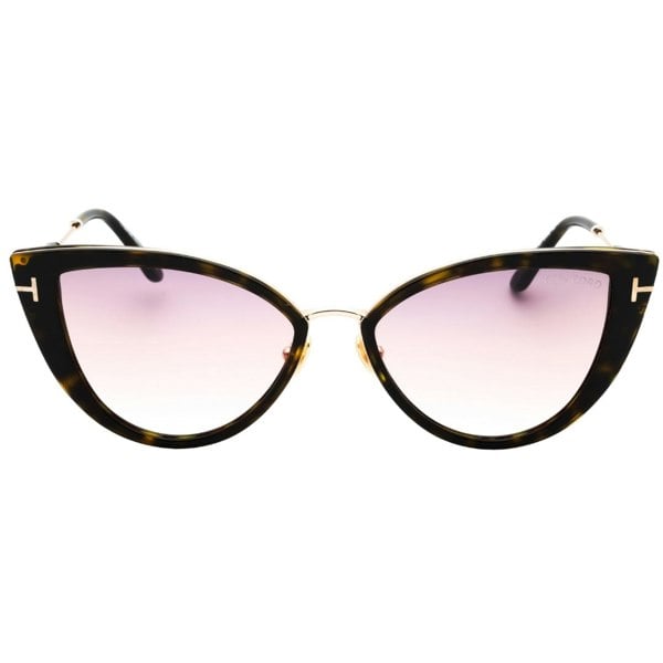 Tom Ford Ft0868 52F Dark Havana / Gradient Brown Sunglasses One Size