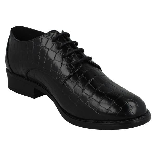 Spot On Ladies Spot On Lace Up Shoe F90080