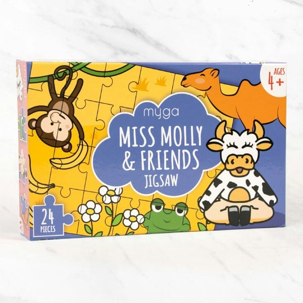Myga "Miss Molly & Friends" Jigsaw Puzzle – A Delightful Yoga Adventure for Kids