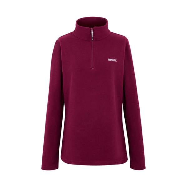 Regatta Great Outdoors Womens/Ladies Sweetheart 1/4 Zip Fleece Top - Dark Pimento - 