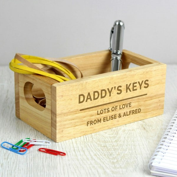 Personalised Memento Company Personalised Free Text Mini Wooden Crate