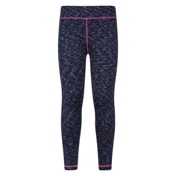 Mountain Warehouse Girls Kayleigh II Space Dye Leggings - Indigo - 