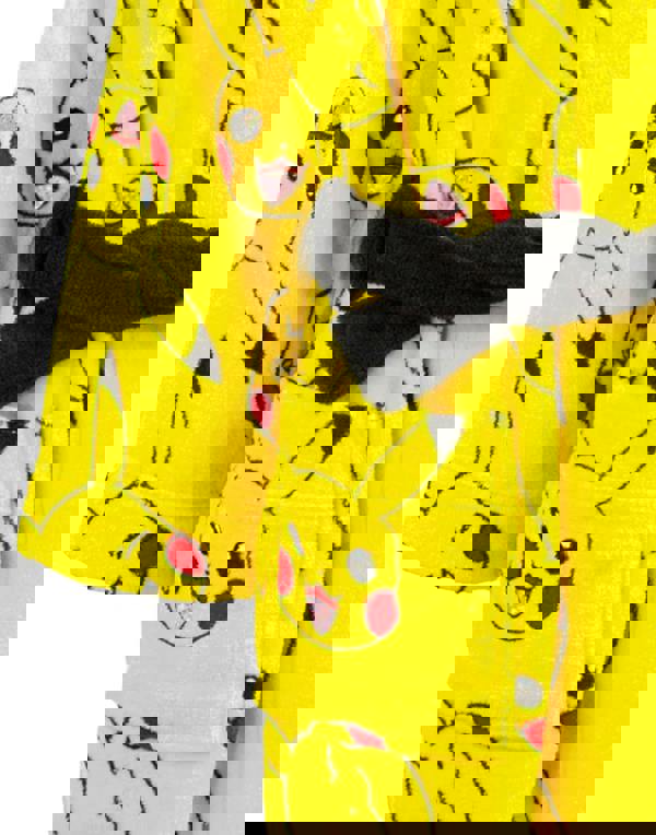 Pokemon Unisex Kids Yellow Pikachu 3D Novelty Hood Bathrobe