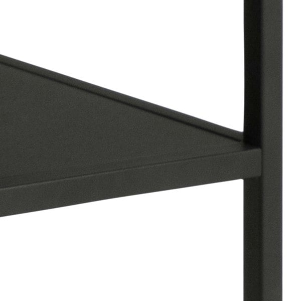 Furniture To Go Gila Coffee Table with Open Shelf in Oak & Black