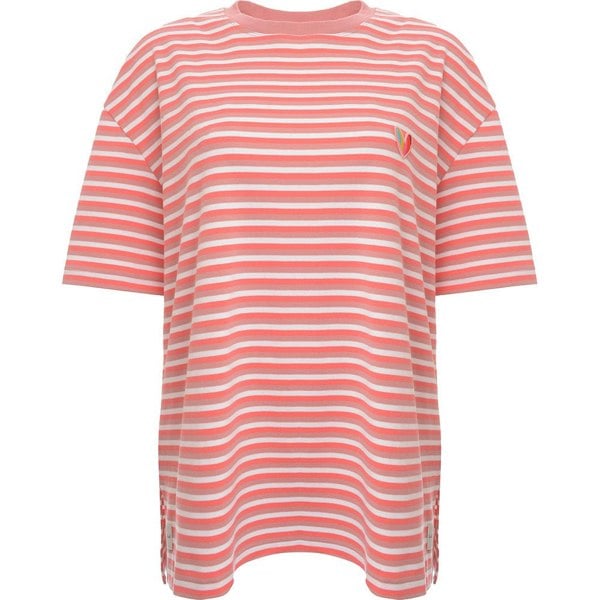 Paul Smith Womens Top Relaxed Stripe in Pink