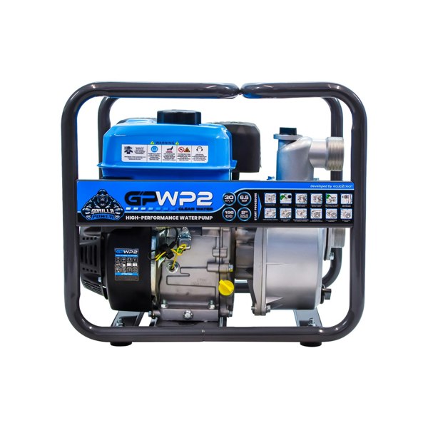 Equip2clean Gorilla Power GPWP2 2" Water Pump – Clean & Dirty up to 4mm