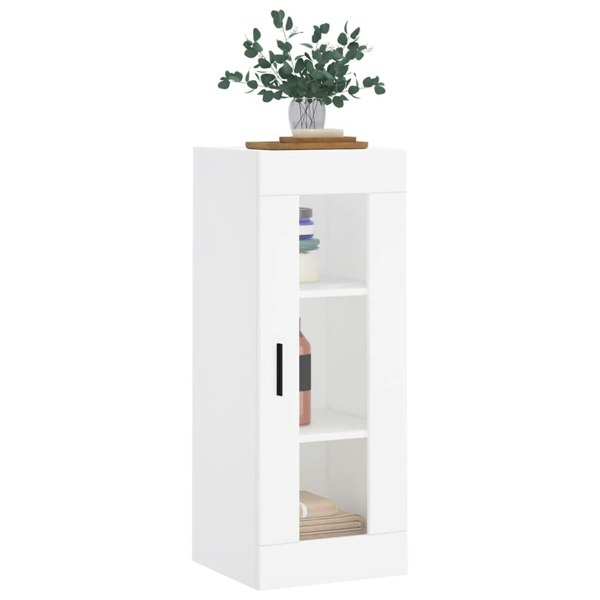 Berkfield Wall Mounted Cabinet White 34.5x34x90 cm